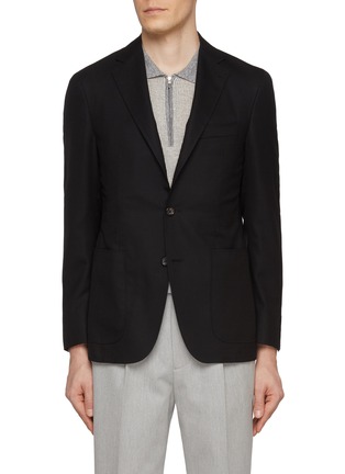 Main View - Click To Enlarge - CANALI - Single Breasted Wool Blazer