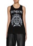 Main View - Click To Enlarge - BONBOM - Logo Graphic Cotton Tank Top