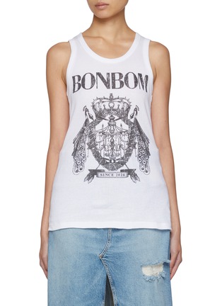 Main View - Click To Enlarge - BONBOM - Keigo Cotton Tank Top