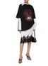 Figure View - Click To Enlarge - BONBOM - Pavillion Oversized Graphic Print Cotton T-Shirt