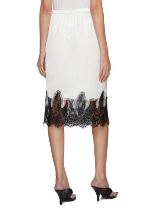 Back View - Click To Enlarge - BONBOM - Giselee Lace Hem Skirt