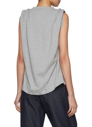 Back View - Click To Enlarge - BONBOM - Demian Sleeveless Cotton Tank Top