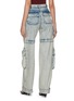 Back View - Click To Enlarge - BONBOM - Mephaus Denim Cargo Pants