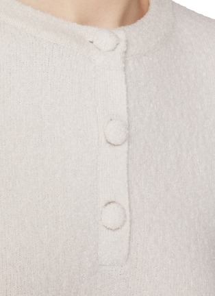  - MAISON ALEXANDRA GOLOVANOFF  - Paul Cotton Cashmere Blend Henley Top