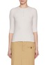 Main View - Click To Enlarge - MAISON ALEXANDRA GOLOVANOFF  - Paul Cotton Cashmere Blend Henley Top