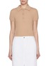 Main View - Click To Enlarge - MAISON ALEXANDRA GOLOVANOFF  - Lea Light Cashmere Polo Shirt