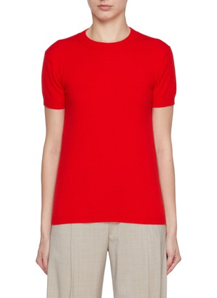 Main View - Click To Enlarge - MAISON ALEXANDRA GOLOVANOFF  - Andre Cashmere T-Shirt