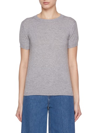 Main View - Click To Enlarge - MAISON ALEXANDRA GOLOVANOFF  - Andre Cashmere T-Shirt