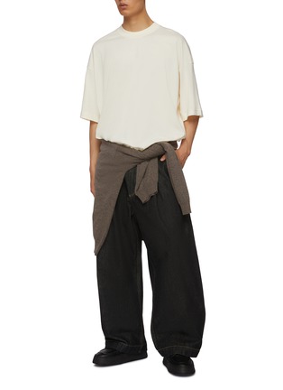 Figure View - Click To Enlarge - STUDIO NICHOLSON - Oversized Cotton T-shirt