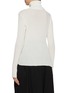 Back View - Click To Enlarge - Y'S - Side Drape Turtleneck Cotton Cashmere Knit Top