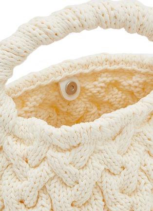 Detail View - Click To Enlarge - JW ANDERSON - Cable Knit Top Handle Bag