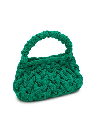 Detail View - Click To Enlarge - JW ANDERSON - Cable Knit Top Handle Bag