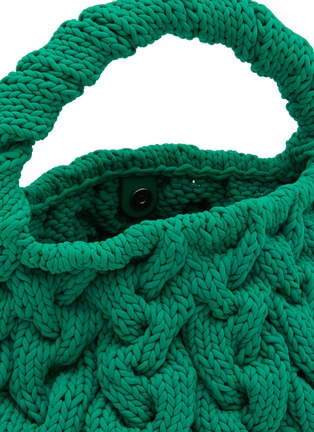 Detail View - Click To Enlarge - JW ANDERSON - Cable Knit Top Handle Bag