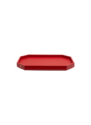 Main View - Click To Enlarge - BACCARAT - Small Octogone Tray — Red