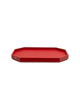 Main View - Click To Enlarge - BACCARAT - Medium Octogone Tray — Red