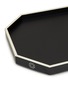 Detail View - Click To Enlarge - BACCARAT - Medium Octogone Tray — Black