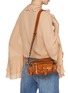 Front View - Click To Enlarge - CHLOÉ - Small Double Carry Leather Camera Bag