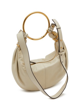 Detail View - Click To Enlarge - CHLOÉ - Leather Hobo Bracelet Bag