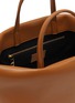 Detail View - Click To Enlarge - SACAI - Small Corner Metal Leather Tote Bag