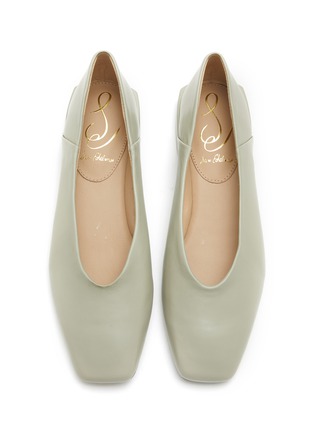 Figure View - Click To Enlarge - SAM EDELMAN - Kasey Leather Ballerina Flats