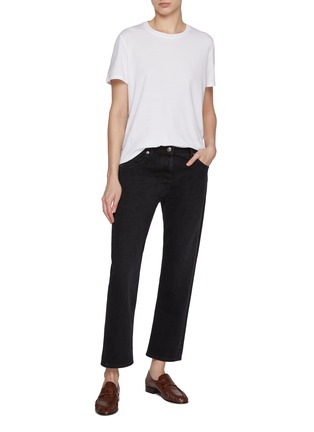 Figure View - Click To Enlarge - THE ROW - Riaco Dark Wash Jeans