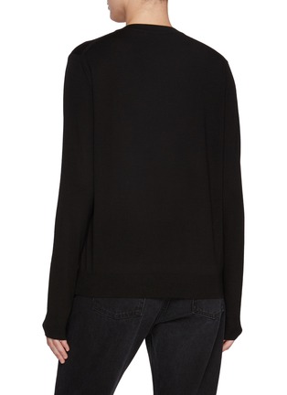 Back View - Click To Enlarge - THE ROW - Hover Crewneck Wool Sweater