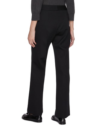 Back View - Click To Enlarge - THE ROW - Jago Flared Wool Trousers