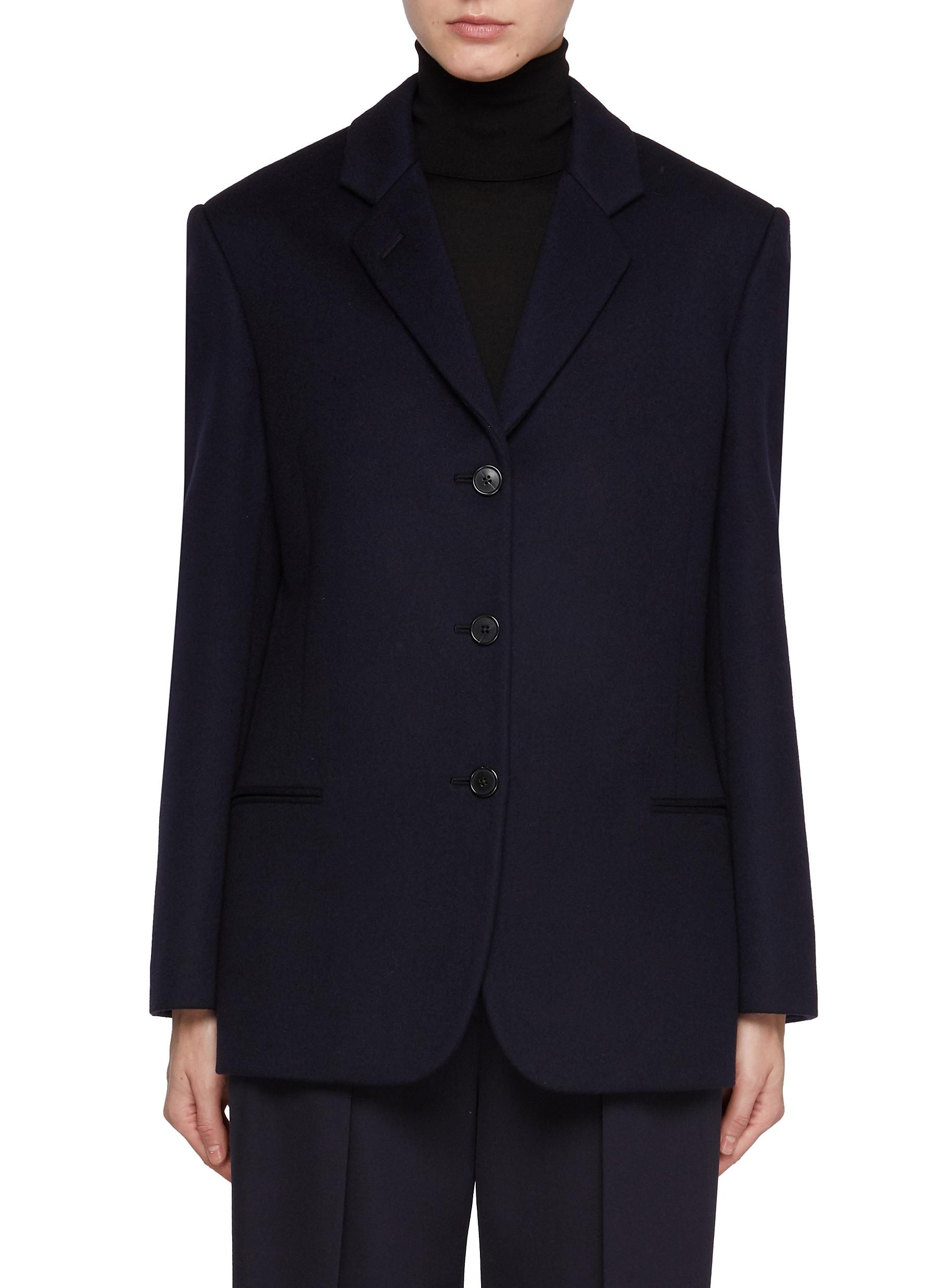 THE ROW | Glenn Oversized Single Breasted Cashmere Blazer