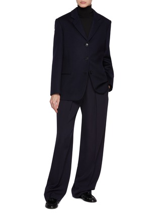 Figure View - Click To Enlarge - THE ROW - Glenn Oversized Single Breasted Cashmere Blazer