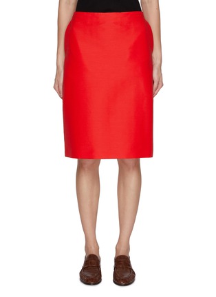 Main View - Click To Enlarge - THE ROW - Corinna Knee Length Skirt