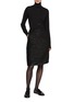 Figure View - Click To Enlarge - THE ROW - Corinna Knee Length Lurex Skirt