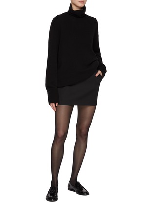 Figure View - Click To Enlarge - THE ROW - Anouk Wool Mini Skirt
