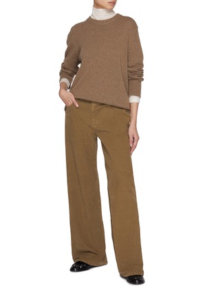 Figure View - Click To Enlarge - THE ROW - Honna Mock Neck Wool Sweater