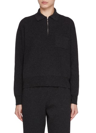 Main View - Click To Enlarge - THE ROW - Halvar Cashmere Polo  Sweater
