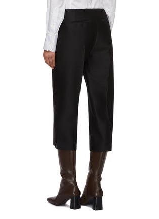 Back View - Click To Enlarge - THE ROW - Adelie Capri Wool Silk Trousers