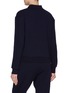 Back View - Click To Enlarge - THE ROW - Estee Half Zip Cashmere Cotton Sweater