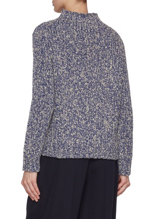 Back View - Click To Enlarge - THE ROW - Hauren Marled Cashmere Knit Sweater