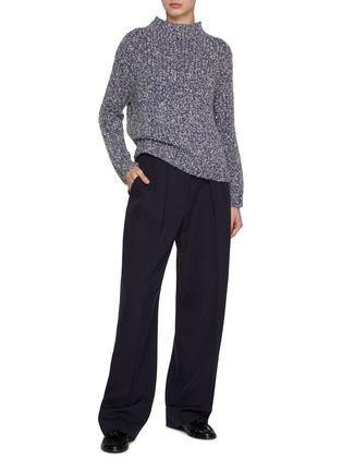 Figure View - Click To Enlarge - THE ROW - Hauren Marled Cashmere Knit Sweater