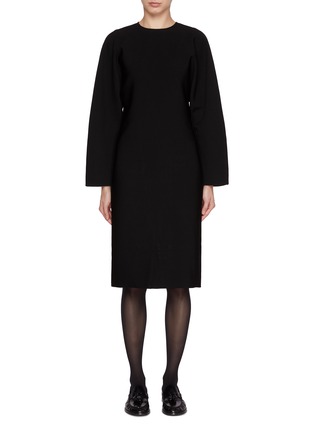 Main View - Click To Enlarge - THE ROW - Heath Knee Length Dress