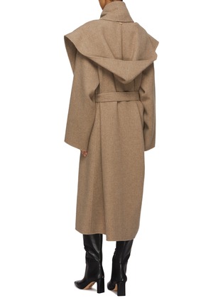 Back View - Click To Enlarge - THE ROW - Laguna Cashmere Cotton Coat