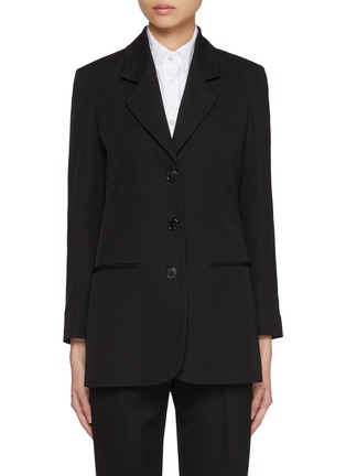 Main View - Click To Enlarge - THE ROW - Holbrook Notch Lapel Single Breasted Wool Jacket