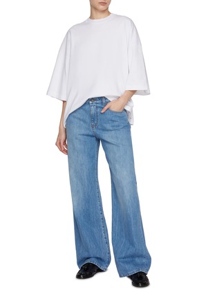 Figure View - Click To Enlarge - THE ROW - Eglitta Light Wash Jeans