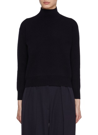 Main View - Click To Enlarge - THE ROW - Heta Mock Neck Wool Sweater