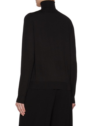 Back View - Click To Enlarge - THE ROW - Heva Turtleneck Wool Sweater