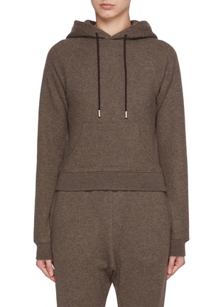 Main View - Click To Enlarge - THE ROW - Timmi Hooded Cashmere Cotton Sweater