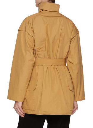 Back View - Click To Enlarge - THE ROW - Pierrick Belted Cotton Jacket