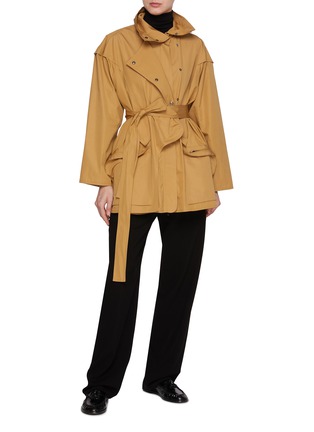 Figure View - Click To Enlarge - THE ROW - Pierrick Belted Cotton Jacket