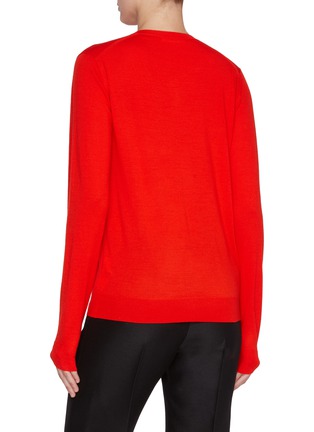 Back View - Click To Enlarge - THE ROW - Haius V-neck Wool Sweater