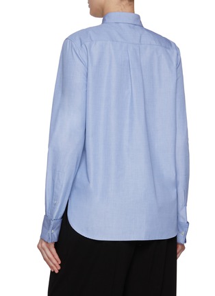 Back View - Click To Enlarge - THE ROW - Metris Button Down Cotton Shirt