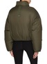 Back View - Click To Enlarge - KHRISJOY - Joy Cropped Balloon Puffer Jacket